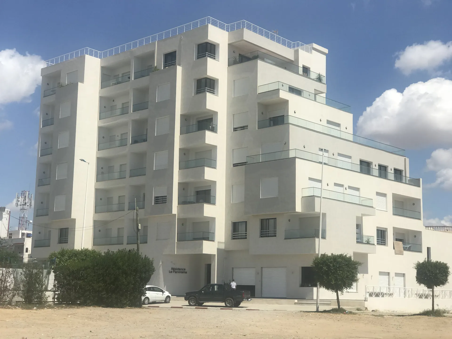 Façade de la Résidence Le Panorama, programme neuf de 29 logements à Nabeul