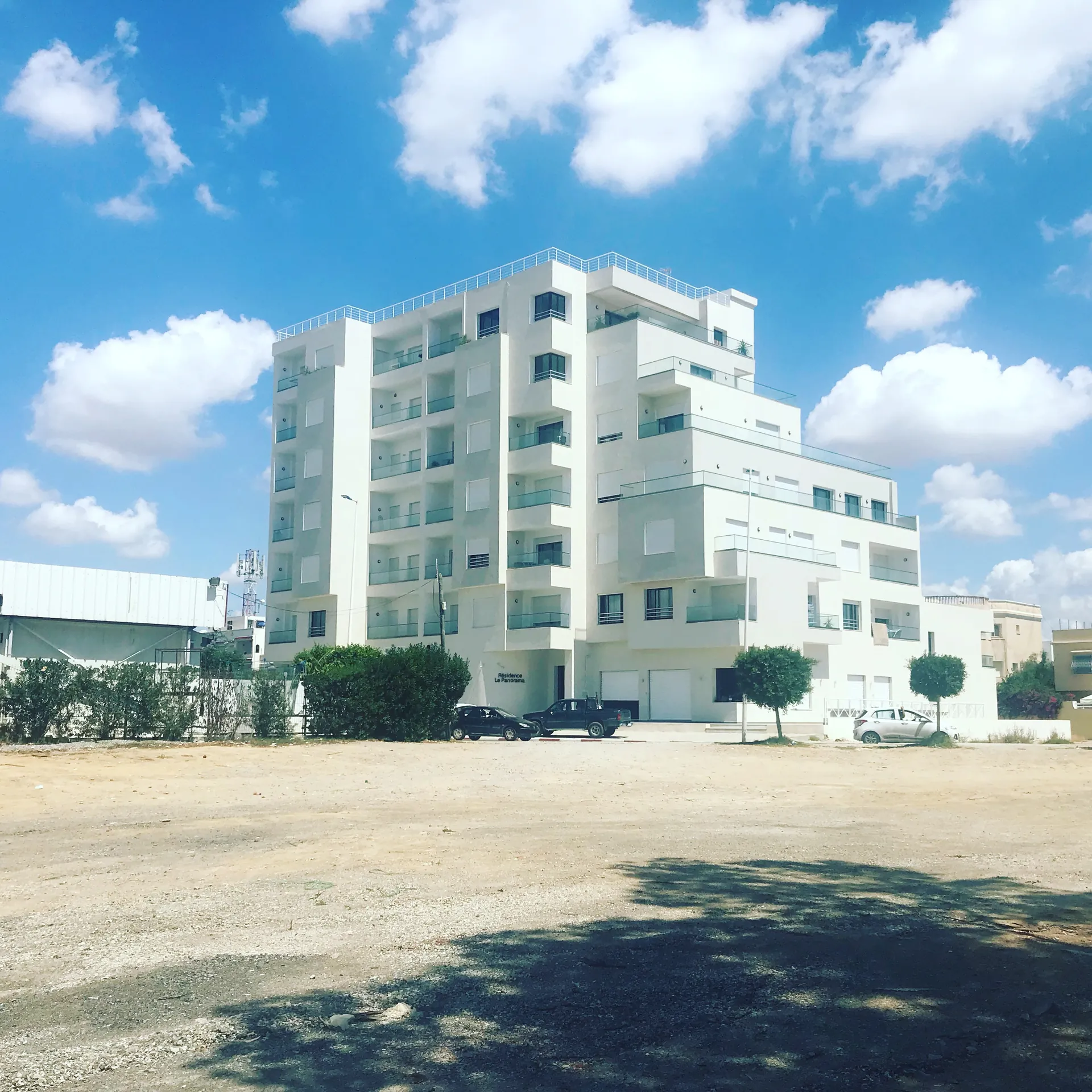 Résidence Le Panorama à Nabeul, immeuble R+6 de 29 logements livré par Alpha Immo